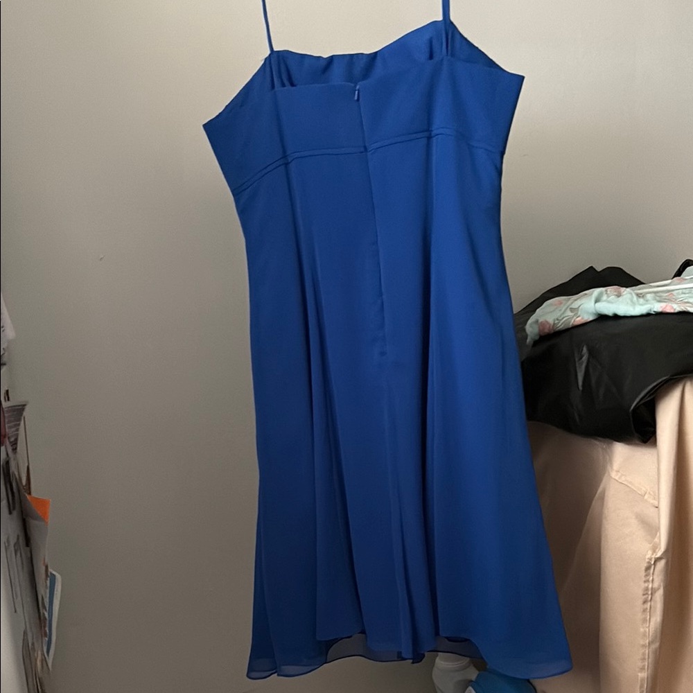 David's Bridal Royal Blue Dress - Picture 4 of 4